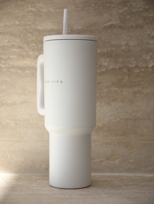 HYDRO SIPS Tumbler - Fehér - HYDRO SIPS