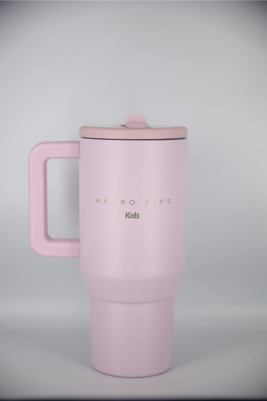 HYDRO SIPS Kids Travel Tumbler - Rózsaszín