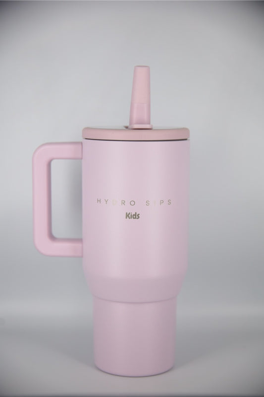 HYDRO SIPS Kids Travel Tumbler - Rózsaszín