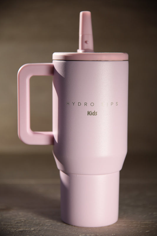 HYDRO SIPS Kids Travel Tumbler - Rózsaszín