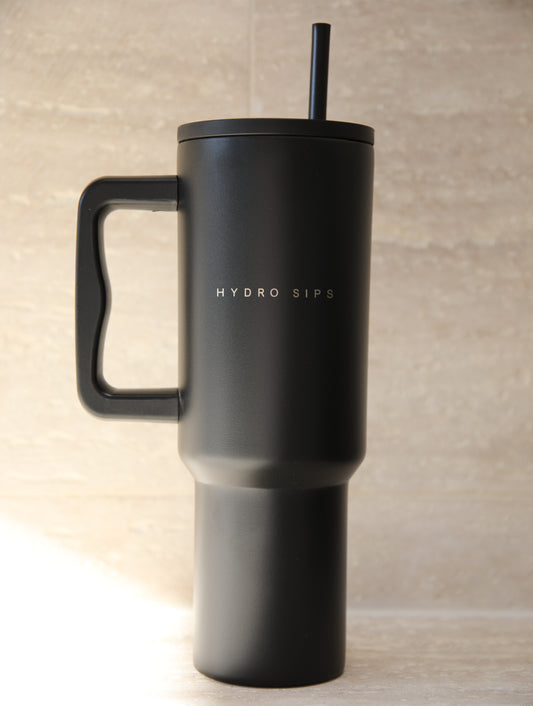 HYDRO SIPS Tumbler - Fekete - HYDRO SIPS