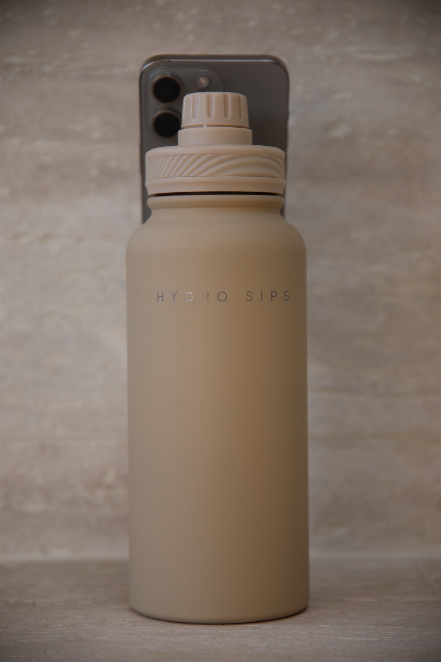 HYDRO SIPS Magsafe Termosz - Bézs