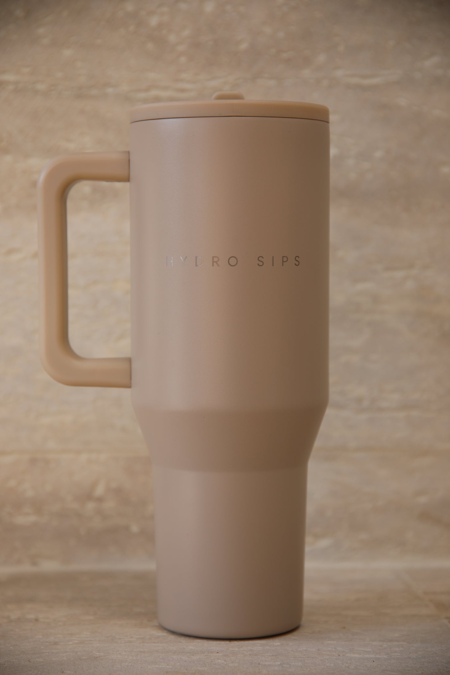 HYDRO SIPS Travel Tumbler - Bézs