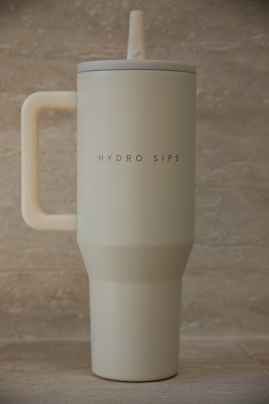 HYDRO SIPS Travel Tumbler - Vanilia