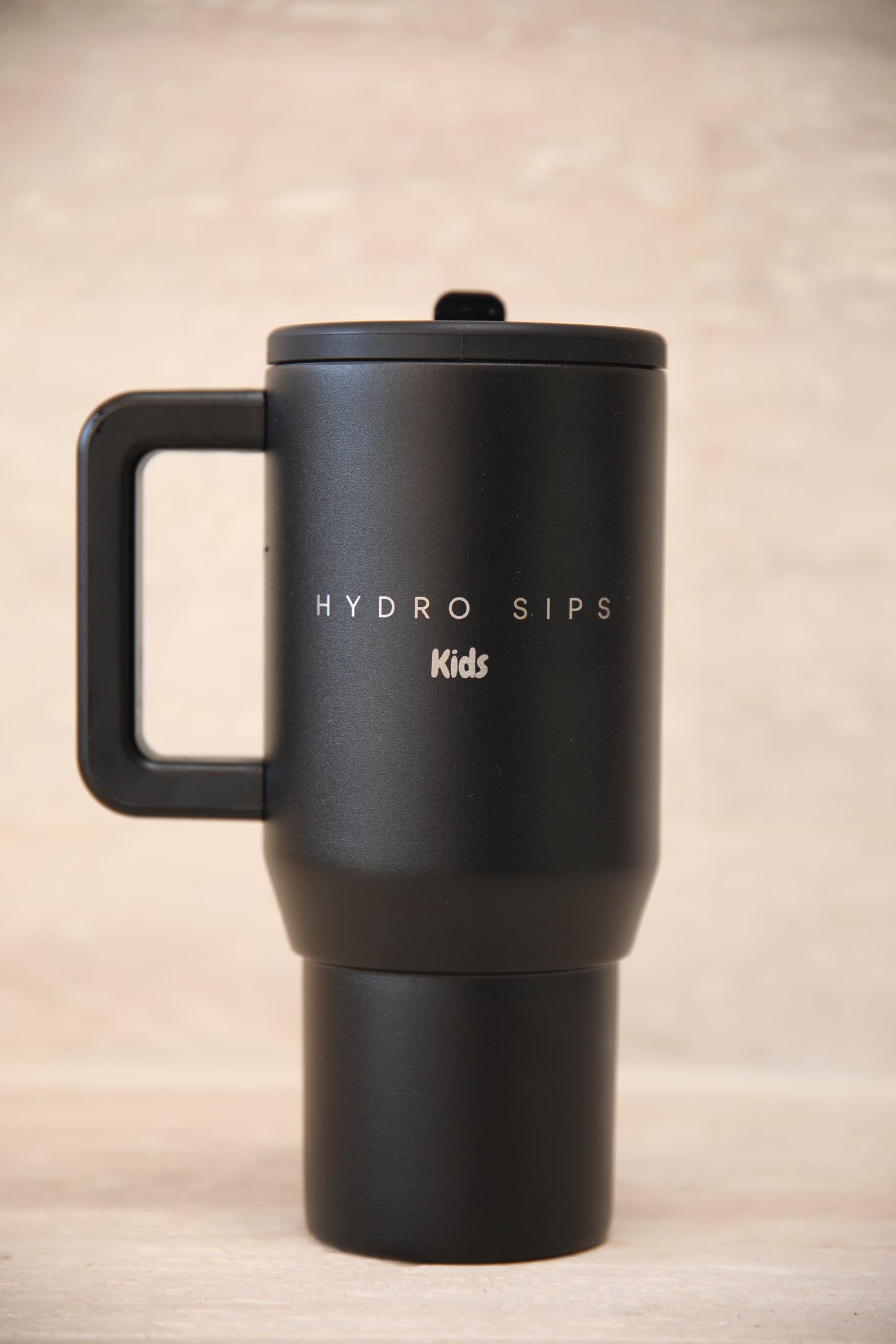 HYDRO SIPS Kids Travel Tumbler - Fekete