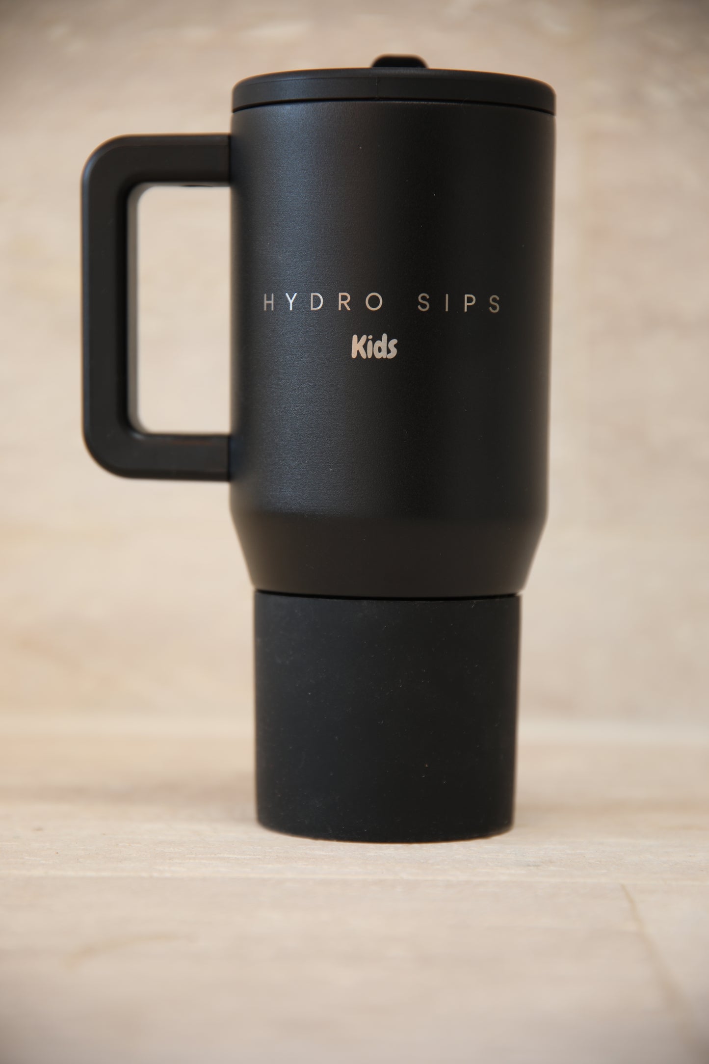 HYDRO SIPS Kids Travel Tumbler - Fekete