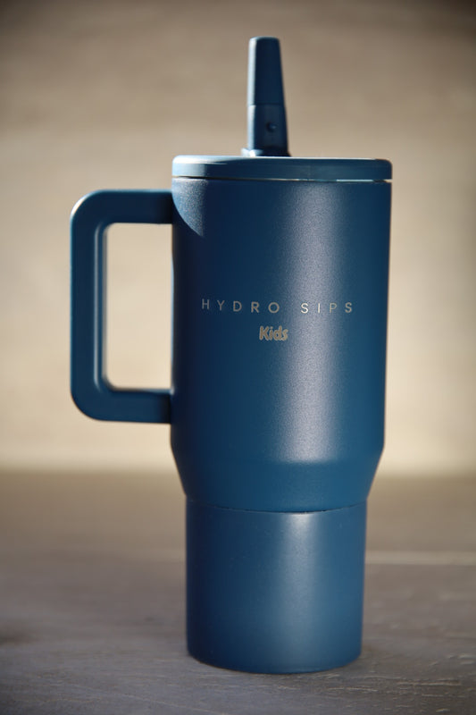 HYDRO SIPS Kids Travel Tumbler - Tengerkék