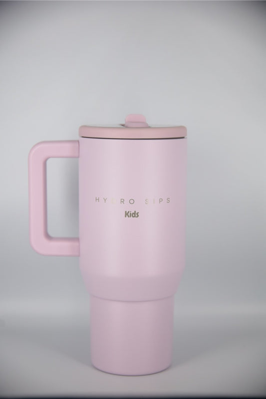 HYDRO SIPS Kids Travel Tumbler - Rózsaszín